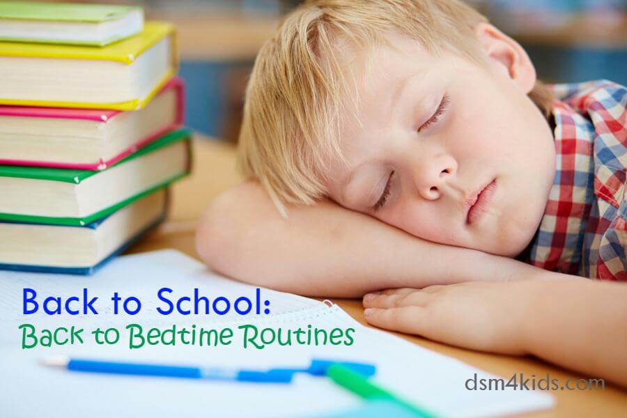 Back To School: Back To Bedtime Routines - Dsm4kids