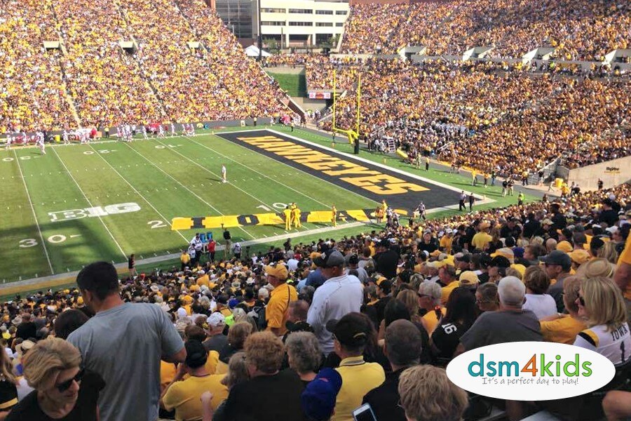 The Coolest Scenes From Iowa Women's Basketball Game at School's Football  Stadium